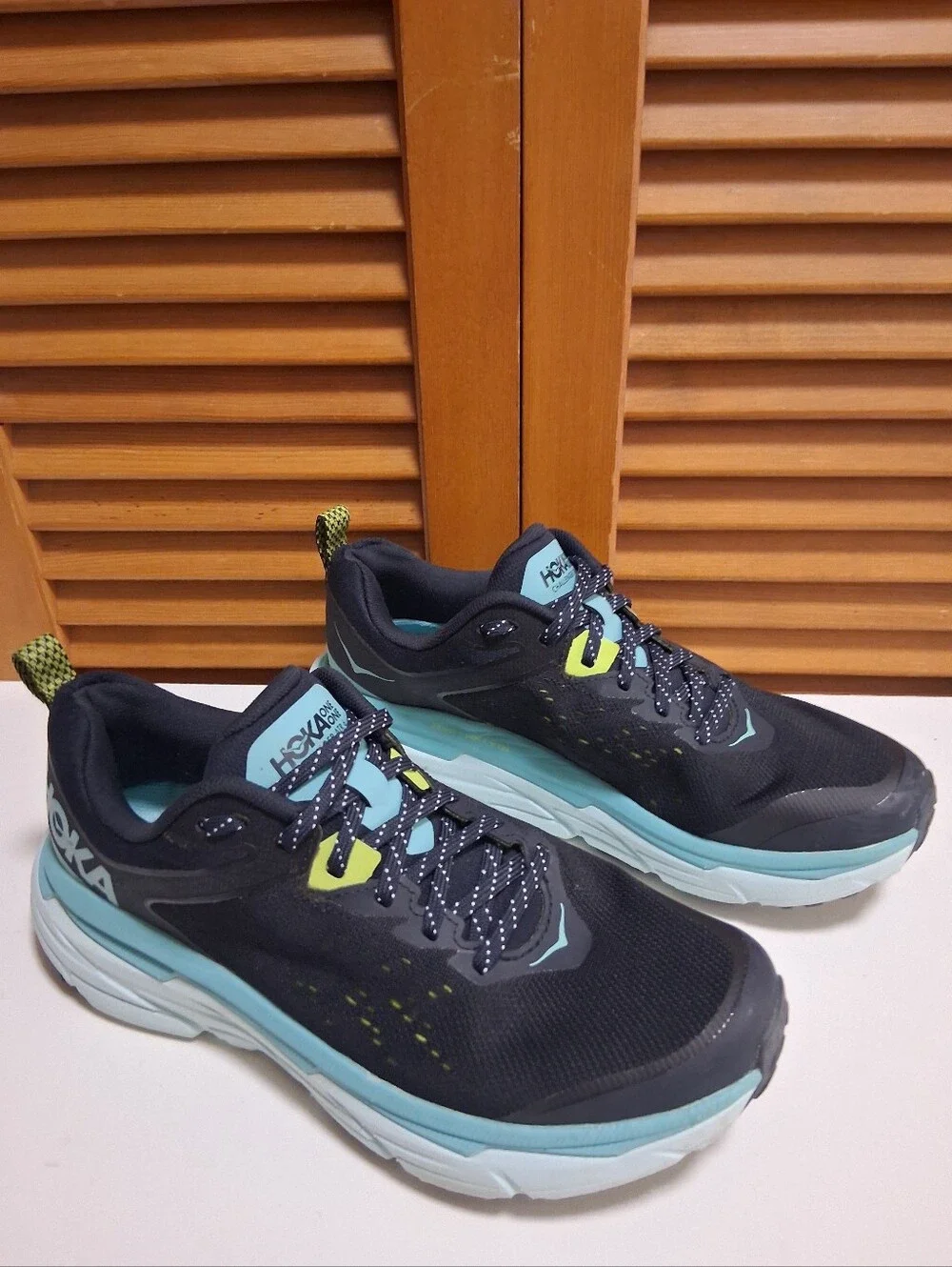 Hoka One One Challenger ATR 6 Womens Size 9B Trail Running Shoes Blue Graphite - Picture 4 of 8